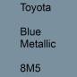 Preview: Toyota, Blue Metallic, 8M5.